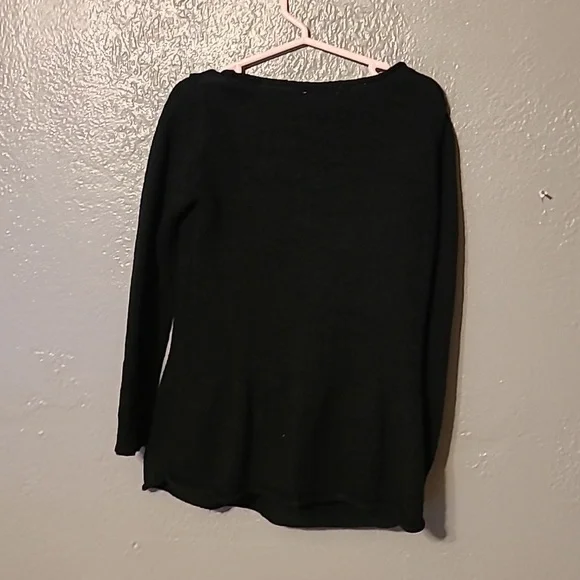 Crazy8 Cute Adorable Heart Love Girls Knitted Black Sweater in sz S 5/6 EUC - Picture 3 of 10